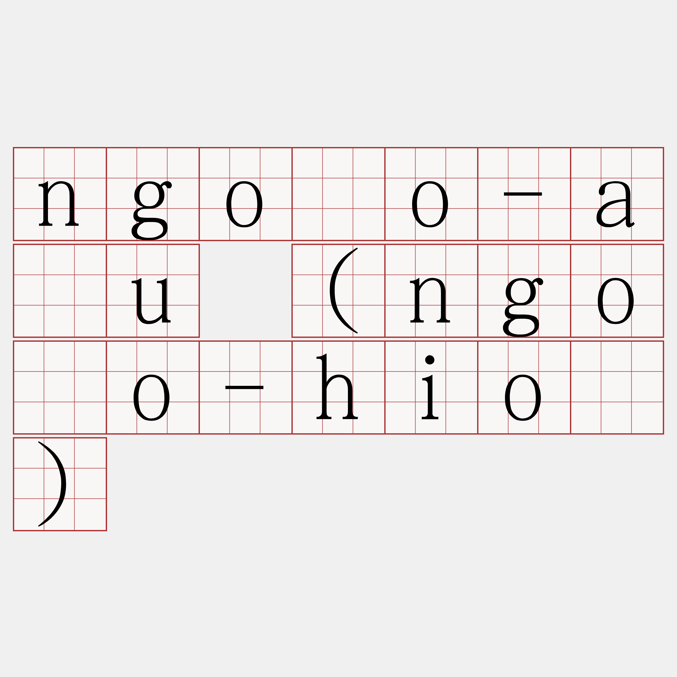 ngóo-āu (ngóo-hiō)